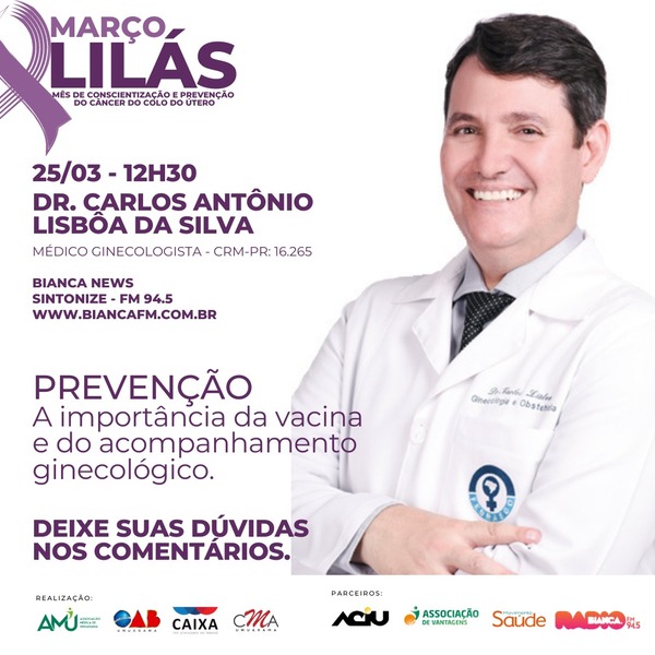 Dr. Carlos Antônio Lisbôa da Silva – Médico ginecologista da AMU